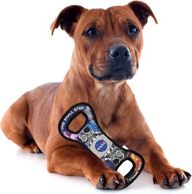 Show full view: Pets First NASA Pull One Small Step Tough Squeaky Dog Chew Toy slide 3 of 5