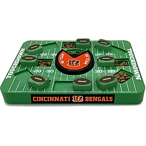 Pets First Large Treat Dispensing Dog Puzzle Toy, Cincinnati Bengals