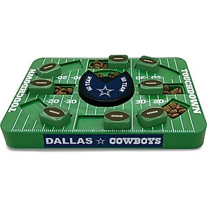 Pets First Large Treat Dispensing Dog Puzzle Toy, Dallas Cowboys