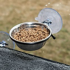 K&H Pet Products EZ Mount Up & Away Kitty Single Diner Stainless Steel Cat Bowl, 1.5-cup