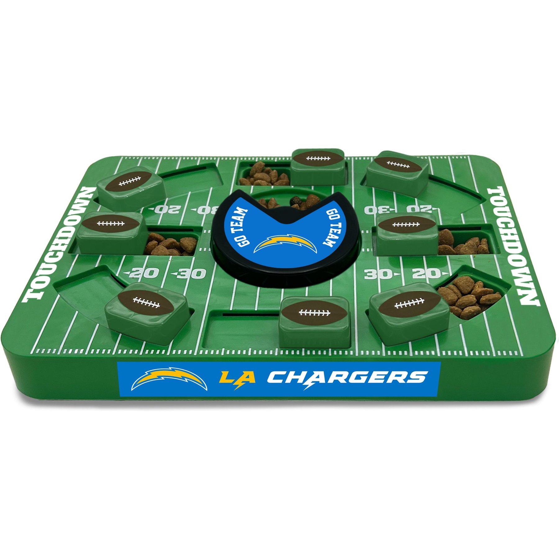 Pets First Large Treat Dispensing Dog Puzzle Toy, Los Angeles Chargers