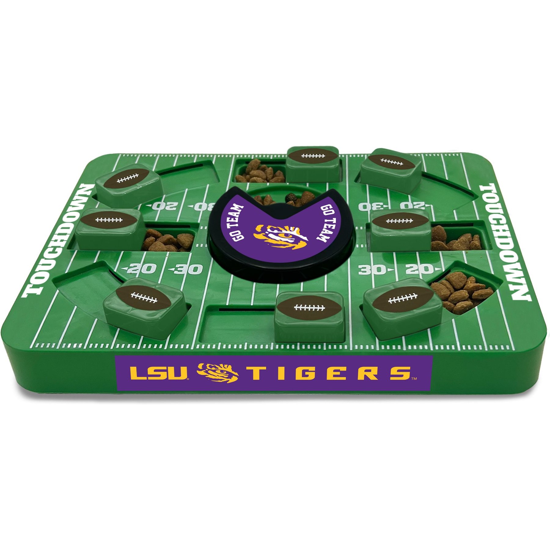 Pets First Large Treat Dispensing Dog Puzzle Toy, LSU