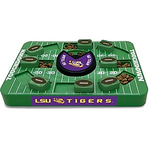 Pets First Large Treat Dispensing Dog Puzzle Toy, LSU