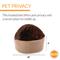 Show in main carousel: K&H Pet Products Self-Warming Hooded Cat Bed, Chocolate/Tan, Small slide 3 of 11
