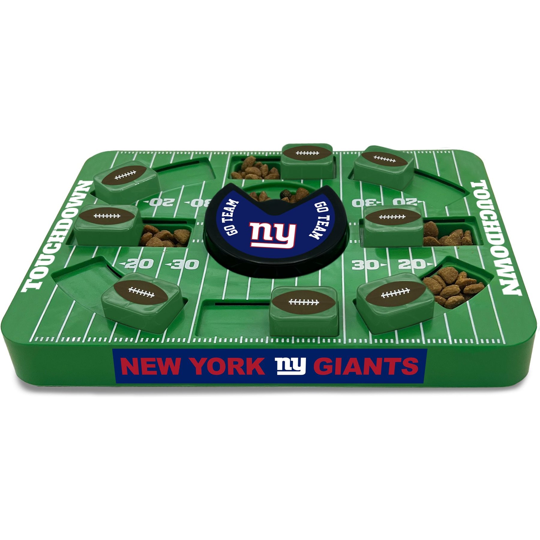 Pets First Large Treat Dispensing Dog Puzzle Toy, New York Giants