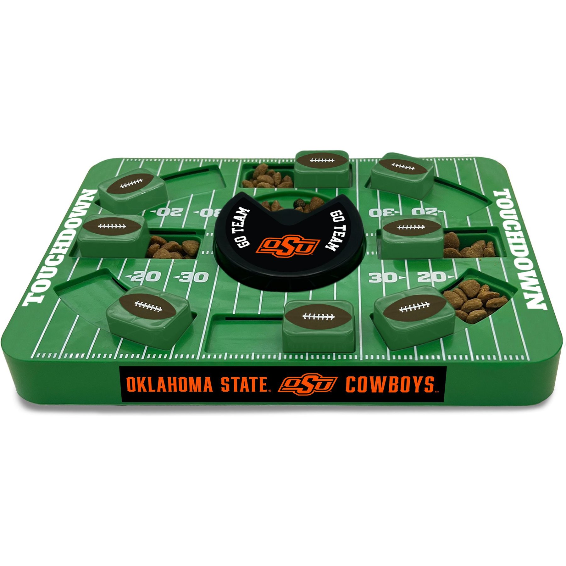 Pets First Large Treat Dispensing Dog Puzzle Toy, Oklahoma State