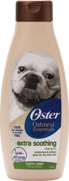 Oster Oatmeal Essentials Extra Soothing Dog Shampoo, 18-oz bottle, Country Apple slide 1 of 3