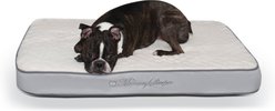 K&H Pet Products Memory Sleeper Orthopedic Pillow Dog Bed, Gray, Medium