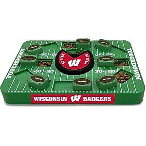 Pets First Large Treat Dispensing Dog Puzzle Toy, Wisconsin