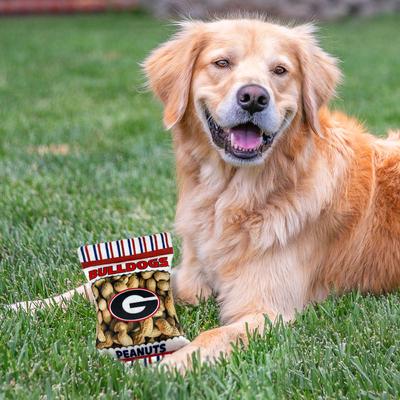 Show full view: Pets First Peanut Bag Squeaky Dog Chew Toy, Georgia slide 4 of 6