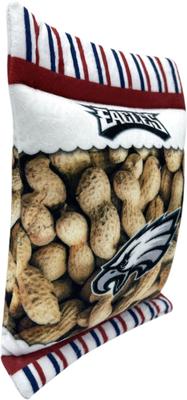 Show full view: Pets First Peanut Bag Squeaky Dog Chew Toy, Philadelphia Eagles slide 2 of 6