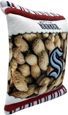 Show full view: Pets First Peanut Bag Squeaky Dog Chew Toy, Seattle Kraken slide 2 of 6