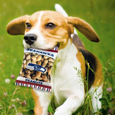 Show full view: Pets First Peanut Bag Squeaky Dog Chew Toy, Seattle Seahawks slide 3 of 6