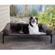 K&H Pet Products Outdoor Original Bolster Pet Cot Elevated Dog Bed, Chocolate