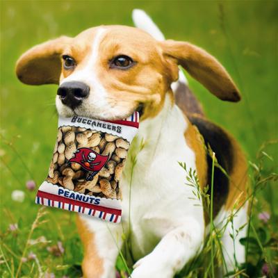 Show full view: Pets First Peanut Bag Squeaky Dog Chew Toy, Tampa Bay Buccaneers slide 3 of 6