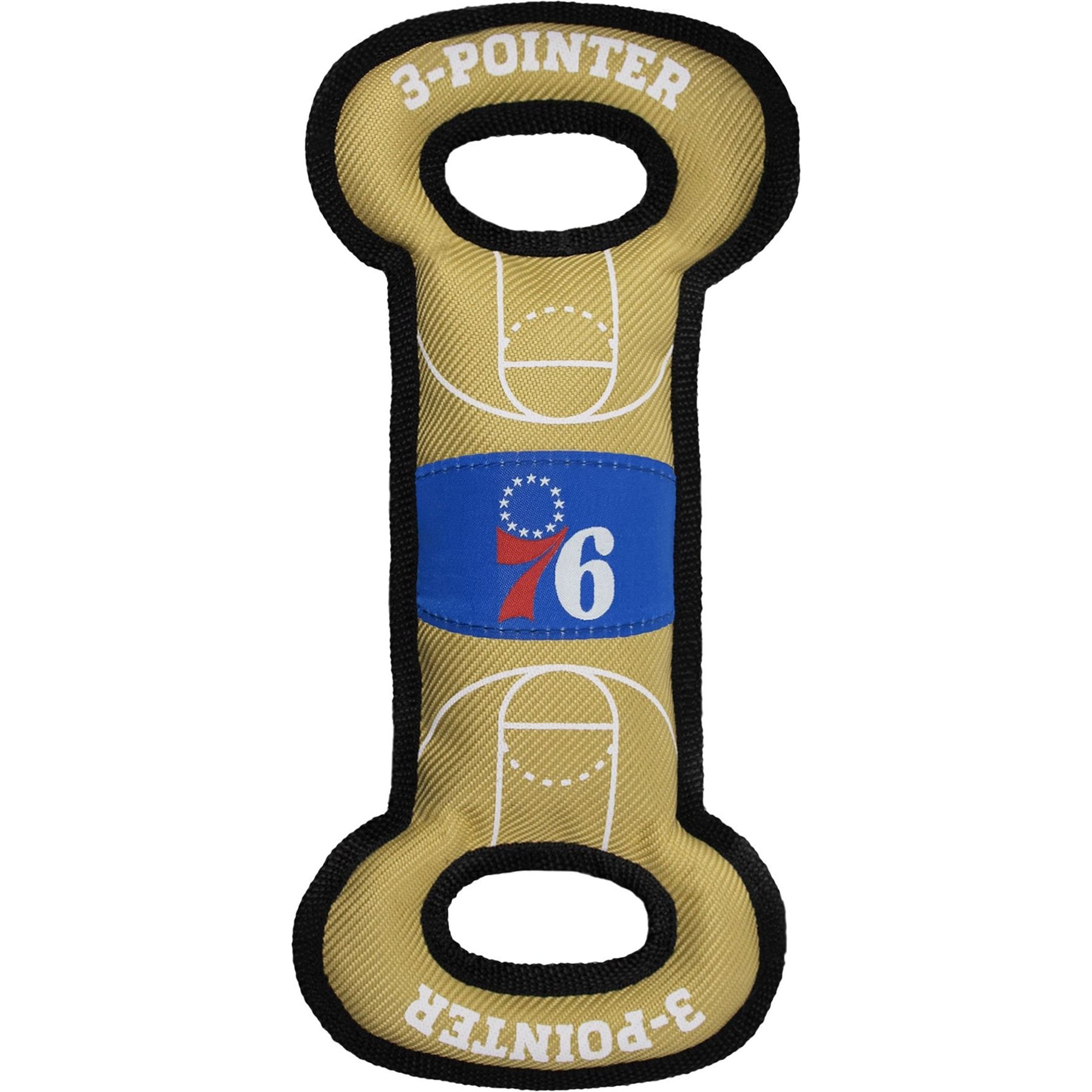 Pets First Pets First Nylon Court Tough Squeaky Dog Chew Toy, 76ers