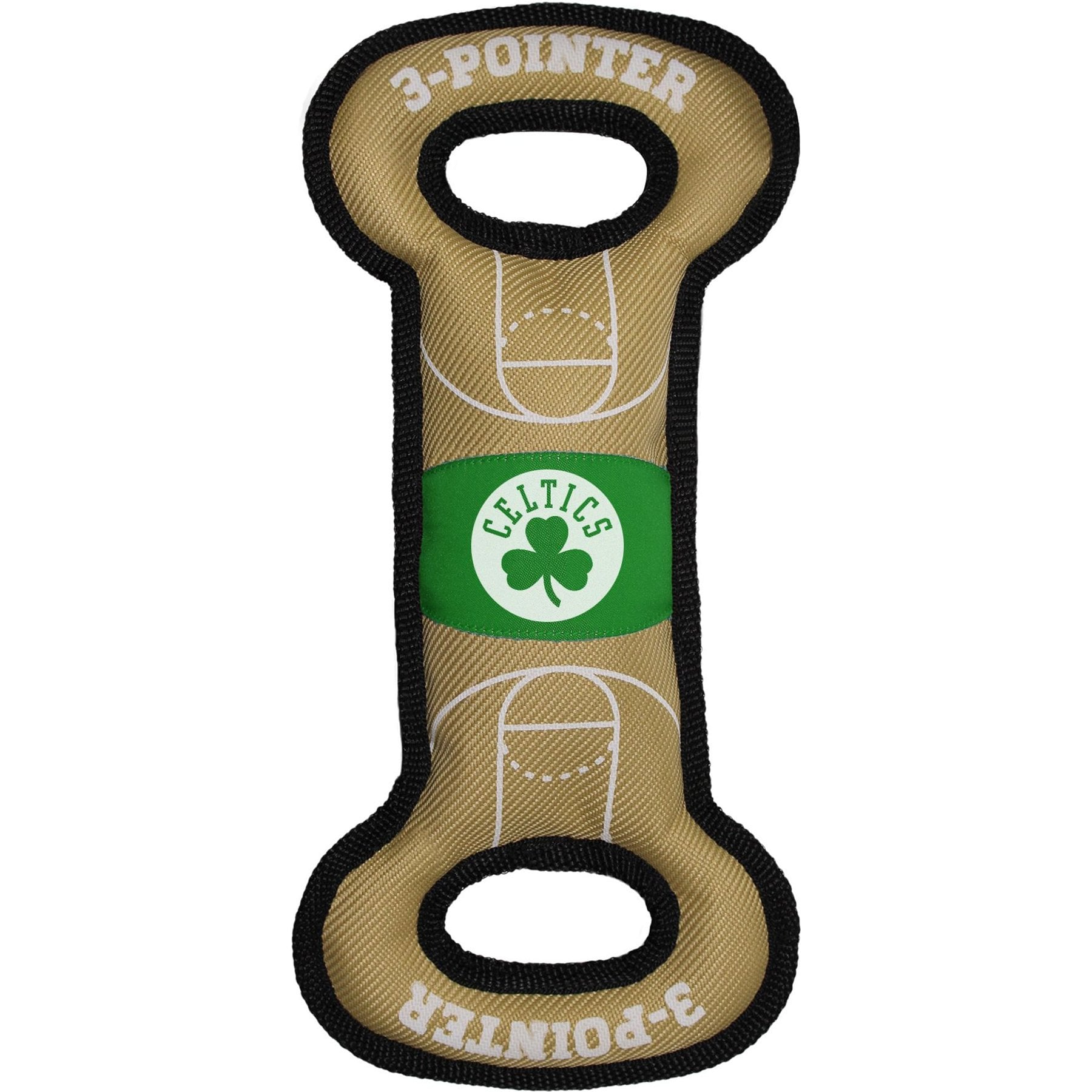 Pets First Pets First Nylon Court Tough Squeaky Dog Chew Toy, Boston Celtics