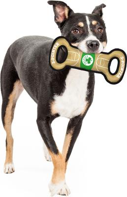 Show full view: Pets First Nylon Court Tough Squeaky Dog Chew Toy, Boston Celtics slide 4 of 6