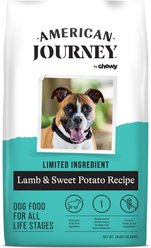 American Journey Limited Ingredient Lamb & Sweet Potato Recipe Grain-Free Dry Dog Food, 24-lb bag