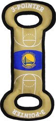 Pets First Nylon Court Tough Squeaky Dog Chew Toy, Golden State Warriors