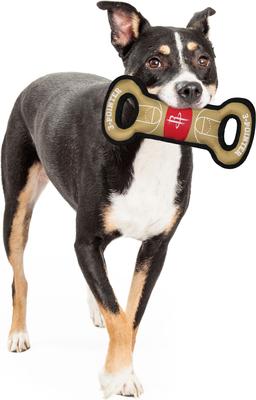 Show full view: Pets First Nylon Court Tough Squeaky Dog Chew Toy, Houston Rockets slide 4 of 6