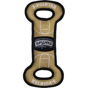 Pets First Nylon Court Tough Squeaky Dog Chew Toy, San Antonio Spurs