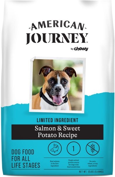 American Journey Limited Ingredient Salmon & Sweet Potato Recipe Grain-Free Dry Dog Food, 12-lb bag slide 1 of 10