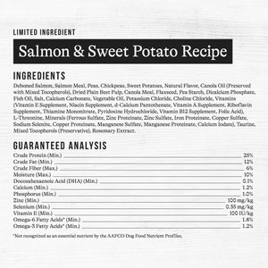 American Journey Limited Ingredient Salmon & Sweet Potato Recipe Grain-Free Dry Dog Food, 24-lb bag
