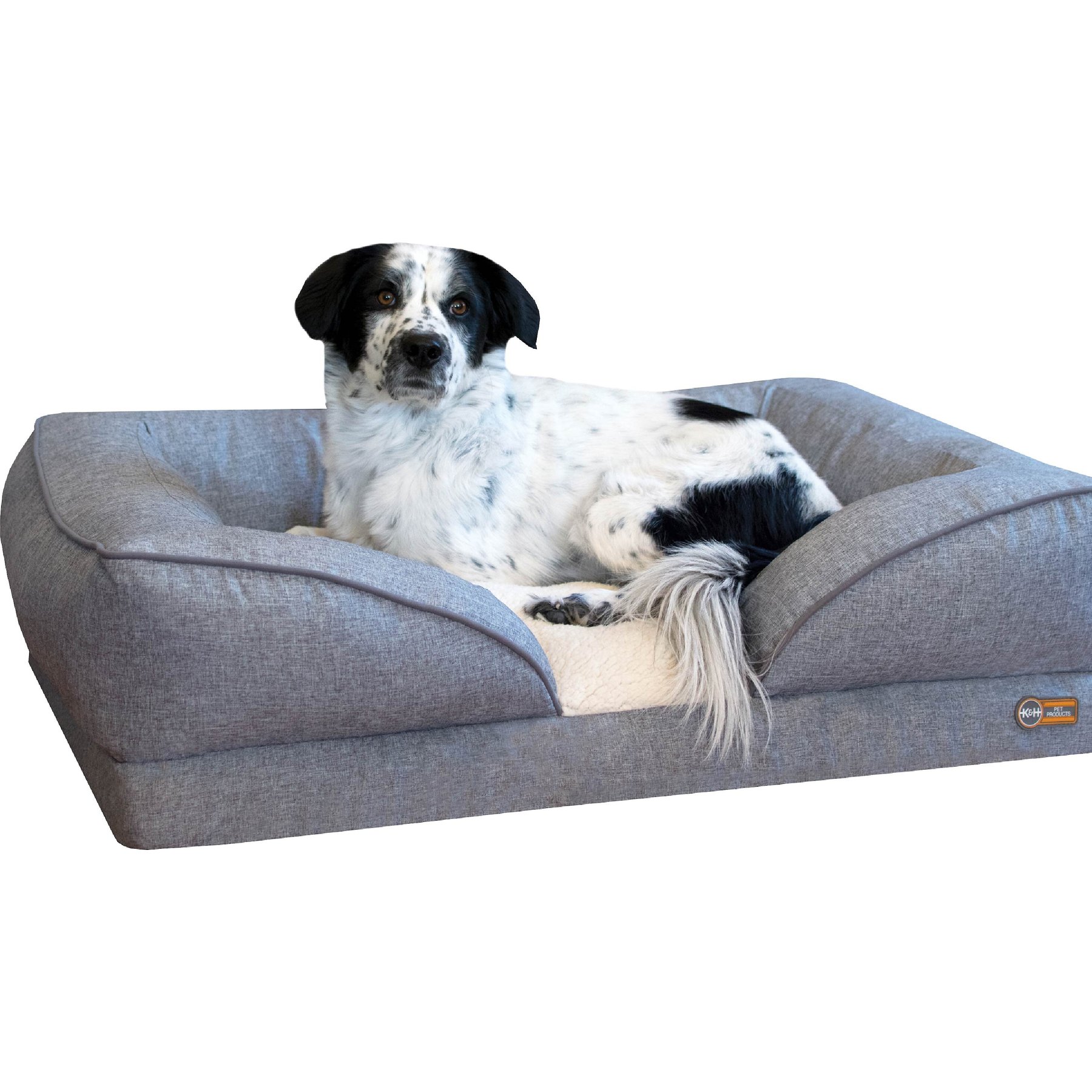 Arlee Memory Foam Sofa Style Pet Bed