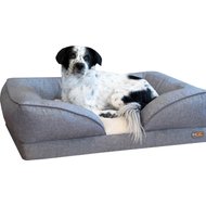 K&H Pet Products Pillow-Top Orthopedic Bolster Cat & Dog Bed