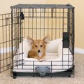 K&H Pet Products Deluxe Bolster Dog Crate Pad, Natural, Small