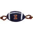 Show in main carousel: Pets First Nylon Football Tough Squeaky Dog Chew Toy, Illinois slide 1 of 6