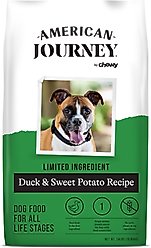American Journey Limited Ingredient Duck & Sweet Potato Recipe Grain-Free Dry Dog Food, 24-lb bag