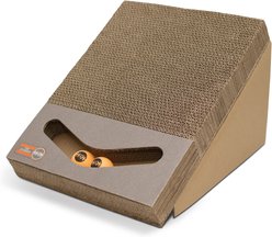 K&H Pet Products Scratch, Ramp & Track Cat Scratcher Toy with Catnip