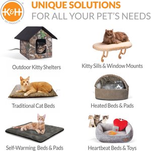 K&H Pet Products EZ Mount Window Scratcher Kitty Sill, Tan