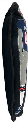 Show full view: Pets First Player Tough Squeaky Dog Chew Toy, New England Patriots slide 3 of 7
