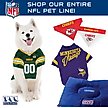 Show in main carousel: Pets First Player Tough Squeaky Dog Chew Toy, New England Patriots slide 5 of 6