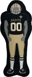 Pets First Player Tough Squeaky Dog Chew Toy, New Orleans Saints