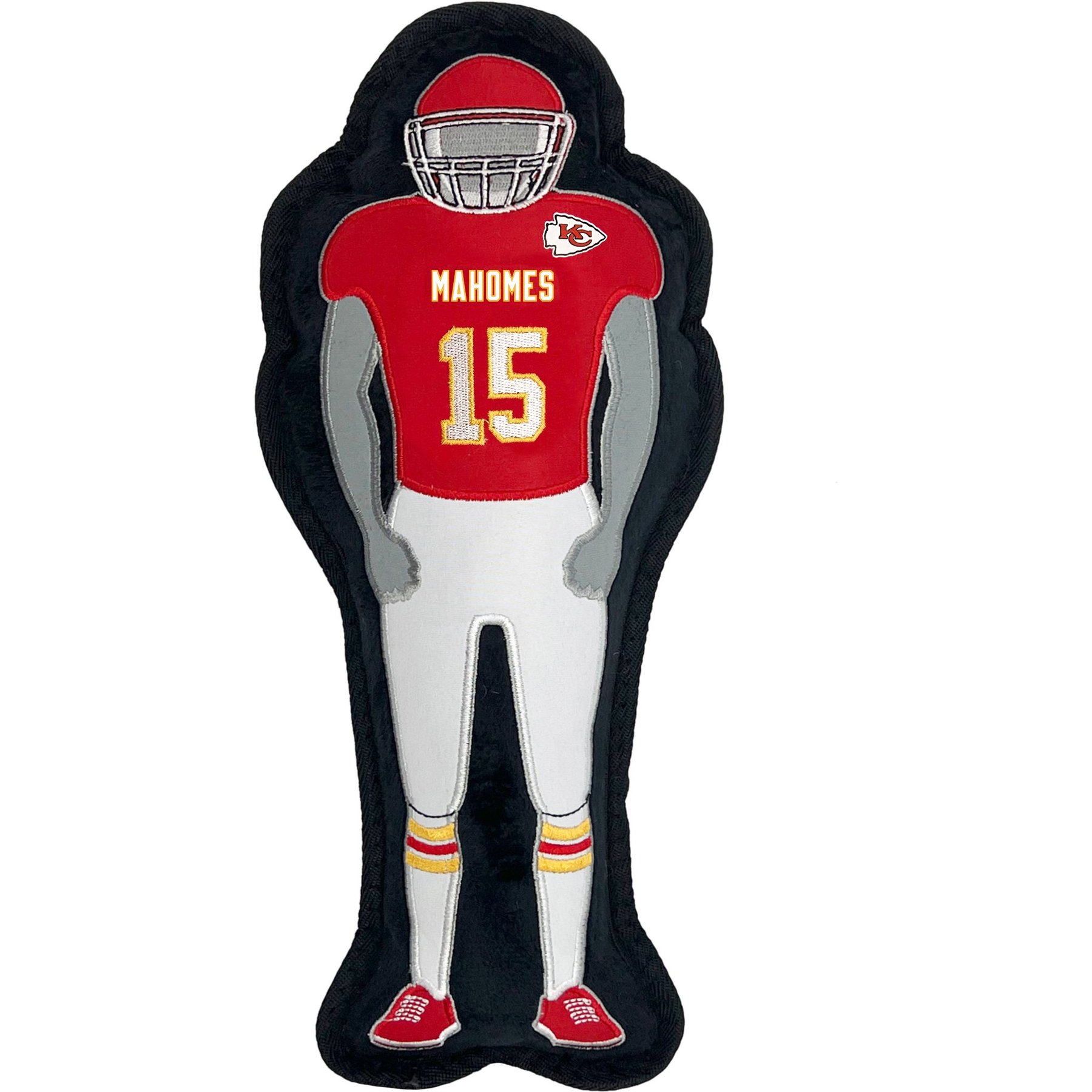 Pets First Player Tough Squeaky Dog Chew Toy, Patrick Mahomes