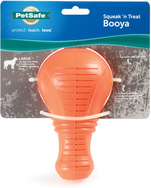 PetSafe Busy Buddy Squeak-N-Treat Booya Tough Dog Chew Toy, Large slide 1 of 10