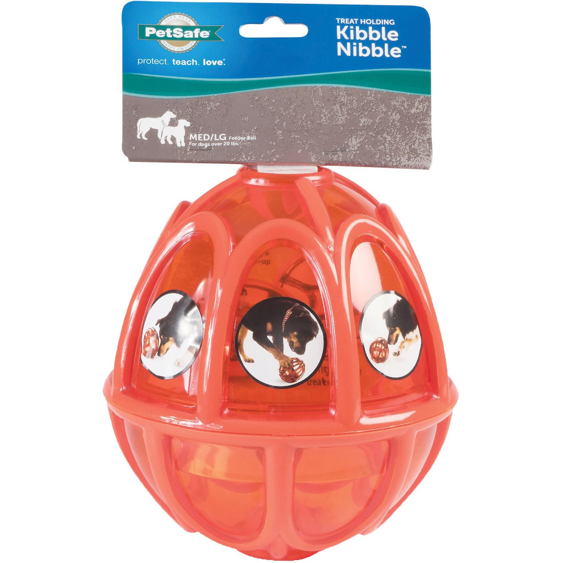 Kibble nibble 2024 dog feeder ball