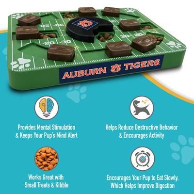 Show full view: Pets First Treat Dispensing Dog Puzzle Toy, Auburn slide 4 of 6