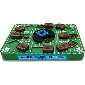 Pets First Treat Dispensing Dog Puzzle Toy, Carolina Panthers