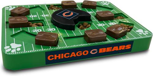 Show full view: Pets First Treat Dispensing Dog Puzzle Toy, Chicago Bears slide 2 of 6