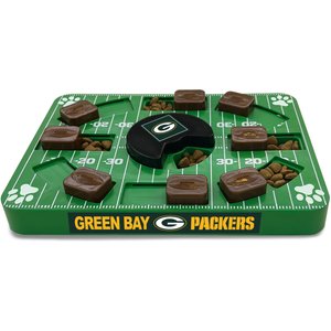 Pets First Treat Dispensing Dog Puzzle Toy, Green Bay Packers