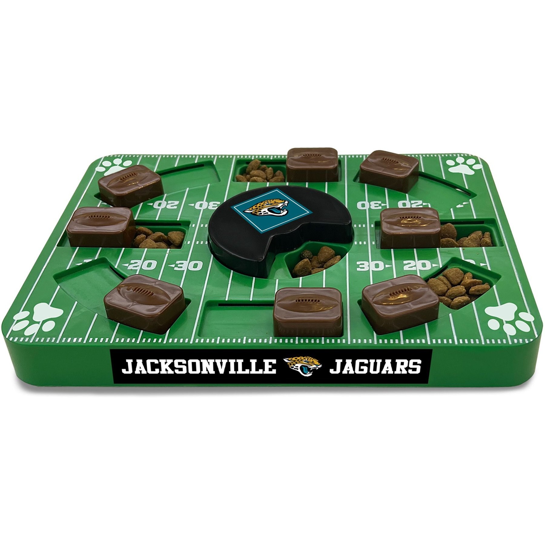 Pets First Treat Dispensing Dog Puzzle Toy, Jacksonville Jaguars