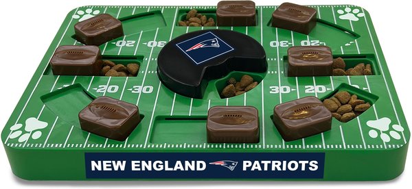 Show full view: Pets First Treat Dispensing Dog Puzzle Toy, New England Patriots slide 1 of 6