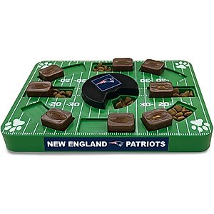 Pets First Treat Dispensing Dog Puzzle Toy, New England Patriots