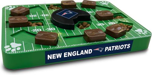 Show full view: Pets First Treat Dispensing Dog Puzzle Toy, New England Patriots slide 2 of 6