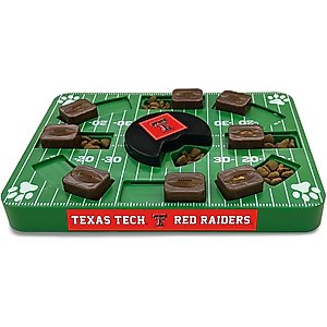 Pets First Treat Dispensing Dog Puzzle Toy, Texas Tech